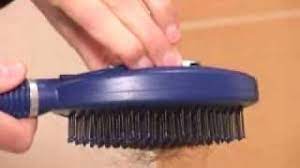 If you regularly use styling creams, gels, or hairspray, a good rule of thumb is to clean your hairbrush once a week. Self Cleaning Hair Brush Developed By Q Brush Youtube