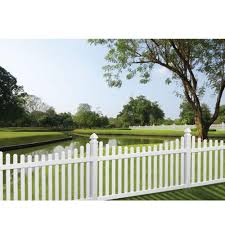 Veranda Kettle Scallop 4 Ft H X 8 Ft W White Vinyl Un Assembled Fence Panel 73011945 The Home Depot Vinyl Fence Vinyl Fence Panels White Vinyl Fence