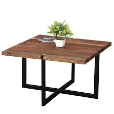Reclaimed wood square coffee table living room square accent end table rustic furniture cabin beach house cabin. Suffolk Reclaimed Wood Iron Square Coffee Table