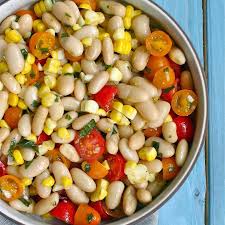 Cannellini Bean Salad Recipe Yummly Recipe Bean Salad Recipes Cannellini Bean Salad Bean Salad