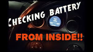 How To Check Mercedes Benz W204 Battery Voltage From Inside Youtube