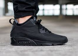 Black And White Air Max 90 Mens Nike Air Max 90 Mid Winter Sneakers Men Fashion Sneakers Outfit Casual Nike Air Max 90 Outfit