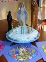 Blessed Mother Birthday Cake For Mother Mary Lots Of Craft And Ideas For Our Blessed Mother S Birthday Catholic Inspired Arts Crafts And Activities Mary Birthday Catholic Crafts Mother Birthday