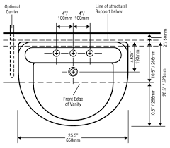 ada bathroom sink dimensions  artcomcrea