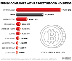 Tesla discloses $1.5b investment in bitcoin, rob maurer discusses the decision and its impact. Bitcoin How Does Tesla S Hoard Compare To Other Public Companies Fortune