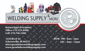 Double sided printing for no additional cost. Welding Supply Mme Chicago