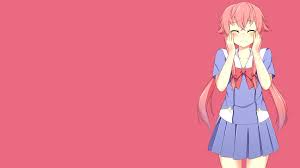 This collection includes popular backgrounds of animes like one piece, my hero academia, fairy tail and many more! 4530183 Mirai Nikki Gasai Yuno Anime Pink Yandere Wallpaper Mocah Hd Wallpapers