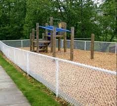 White Vinyl Coated Chain Link Fecing Backyard Fences Front Yard Fence Rustic Fence