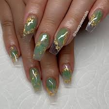 Hue Pn On Instagram Jadenails Thehollywoodpalladium Oceannails Explore Jasnail Nailsofinstag Jade Nails Pretty Acrylic Nails Coffin Nails Designs