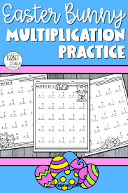 Easter Bunny Multiplication Worksheets Distance Learning In 2020 Multiplication Worksheets Math Number Activities Math Multiplication Worksheets