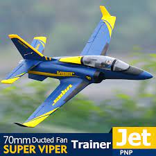 Rudder is controlled with your left hand, not your feet. Fms Rc Airplane 70mm Super Viper Ducted Fan Edf Jet Trainer 6s 6ch With Retracts Flaps Pnp Epo Model Hobby Plane Aircraft Avion Rc Airplane Edf Jetfms Rc Aliexpress