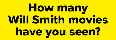 You can use this swimming information to make your own swimming trivia questions. Quiz How Many Will Smith Movies Have You Seen