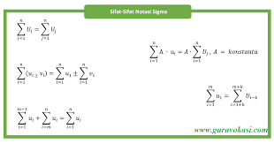 Berapakah nilai standard deviation dari data tersebut? Pengertian Rumus Dan Sifat Sifat Notasi Sigma Dan Induksi Matematika