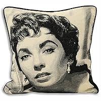 Just Contempo James Dean Cushion Cover, Black, 17x17 inches : Amazon.co.uk:  Home & Kitchen