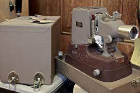 Cinema movie film reel projector video tapes vector. Filmstrip Projector Paired With A Record I Can Hear The Sound To Advance The Frame Old School Film Filmstrip Projector Film Strip