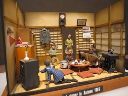 昭和40年秋の食卓 a dinner in autumu 1965 diorama fairy house miniture things