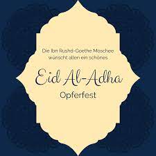 Hier eine szene aus dem letzten spieltag. Opferfest Ibn Rushd Goethe Moschee