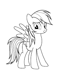 My little pony mermaid coloring pages. Rainbow Dash Coloring Pages Free Printable Rainbow Dash Coloring Pages