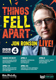 Jon ronson Live UK Dates later this year