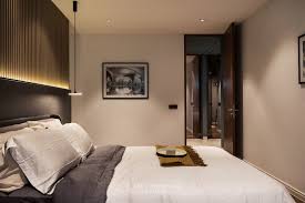 Bedroom interior design malaysia modern trendy minimalist romantic via cabinetdesignermalaysia.com. Interior Design Shorefront Condominium Ytl Penang Malaysia Master Bedroom Design V3 Vault Design Lab