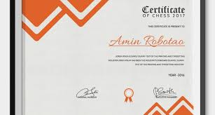 Certificate template gradient simple handwritten business poster. 5 Chess Certificates Psd Word Designs Design Trends Premium Psd Vector Downloads
