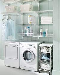 White Elfa System In Laundry Room Vaskerom Ikea Design