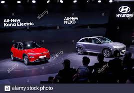 Enjoy the agile manoeuvrability of a passenger car. Hyundai Kona Electric Stockfotos Und Bilder Kaufen Alamy