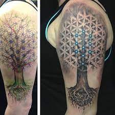 Geometric tree of life tattoo design. 101 Best Back Tattoos For Men Tattoo Ideas In 2021 Geometry Tattoo Geometric Tattoo Tattoos For Guys