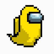 Ghost Yellow Pixel Art Pattern Pixel Art Minecraft Pixel Art