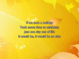 Madonna Holiday Lyrics In Video Youtube Holiday Lyrics Lyrics Song List
