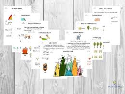 Breathing Exercises For Kids Digital Product Pdf Etsy In 2020 Mindfulness For Kids Exercise For Kids Breathing Exercises