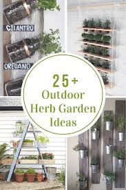 The bay tree goes in the center, planted deeper than the other plants because it has a larger and deeper rootball. Outdoor Herb Garden Ideas The Idea Room