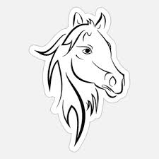 Regenachtige dag knutselen cowboyfeest paardenhoofd knutselen is een activiteit die bestaat uit het vervaardigen van (vaak) decoratieve werken met. Tekening Paardenkop