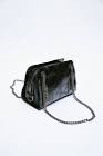 LEATHER CROSSBODY BAG WITH CHAIN Zara