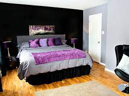 Gallery of black accent wall ideas including bedrooms, kitchens, living rooms, bathrooms, offices & dining rooms. One Black Wall And The Rest Gray Withpurple Bedding Make It Pink Bedding And It Would B Perfect Room Ideas Bedroom Comfortable Bedroom Home