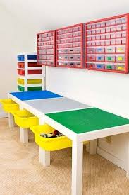 18 Super Creative Lego Room Ideas My Baby Doo Lego Table With Storage Kids Rooms Diy Lego Table Diy