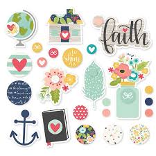 Pin By Bonnie Bagamary On Embellishments In 2020 Scrapbook Printing Faith Stickers Printable Journal Cards
