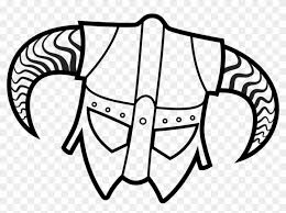 Saved by marie de kruijff. Skyrim Dragonborn Coloring Pages 5 By Brian Skyrim Iron Helmet Drawing Clipart 235001 Pikpng