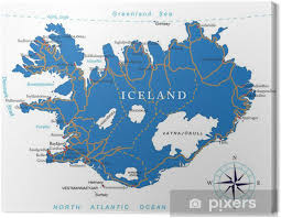 From wikipedia, the free encyclopedia. Leinwandbild Island Karte Pixers Wir Leben Um Zu Verandern