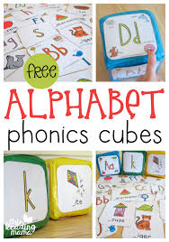 Everything you wanted to know, from alpha to zulu. Free Alphabet Phonics Cubes 2 Levels Of Play This Reading Mama Alphabet Phonics Phonics Alphabet Activities