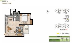 1 Bhk 661 Sq Ft Apartment For Sale In Prestige Willow Tree At Rs 44 14 L Bangalore