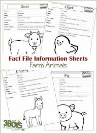 Farm Animals Fact Files 3 Boys And A Dog Shop Animal Facts For Kids Animal Fact File Animal Facts