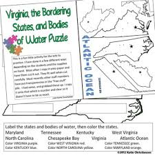 Maybe you would like to learn more about one of these? Virginia Bordering States Bodies Of Water Vs 2 By Katie Christiansen