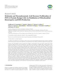 The royal, 48, presented a gold medal of merit in the fine arts to spanish actress julieta serrano during the. Pdf Melatonin And Docosahexaenoic Acid Decrease Proliferation Of Pnt1a Prostate Benign Cells Via Modulation Of Mitochondrial Bioenergetics And Ros Production