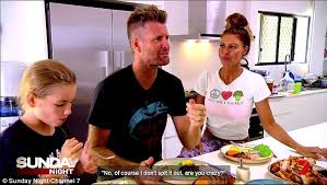 Evans previously lived in sydney in the suburb of north bondi before purchasing. Pete Evans Gushed Over Wife Nicola S Breast Reduction Daily Mail Online