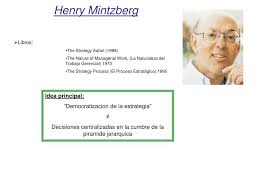 El termino es utilizado con diversas acepciones algunos incluyen metas y objetivos y otros los diferencian. Ppt Henry Mintzberg Powerpoint Presentation Free Download Id 2985265