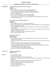 I am comfortable with doing lots of. Kitchen Assistant Resume Samples Velvet Jobs