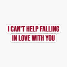 Mona lisa from copenhagen, denmarkhi pete nowra. I Cant Help Falling In Love With You Gifts Merchandise Redbubble