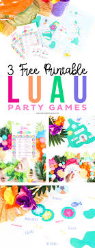 Hawaii's dole plantation is the world's largest pineapple maze. Three Free Printable Luau Party Games Printable Crush Party Printables