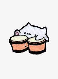Bongo Cat Patch Cat Patch Cute Patches Embroidered Patches